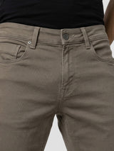 Men Rover Jeans Regular Fit Brown Mid Rise