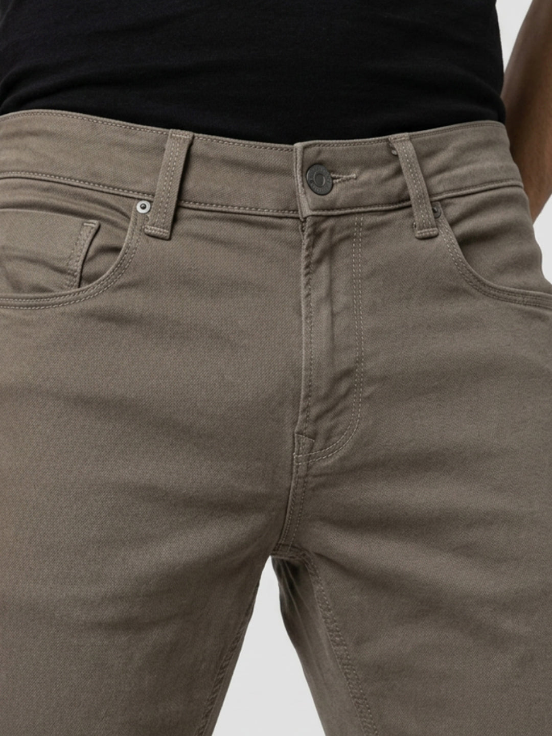 Men Rover Jeans Regular Fit Brown Mid Rise
