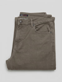 Men Rover Jeans Regular Fit Brown Mid Rise