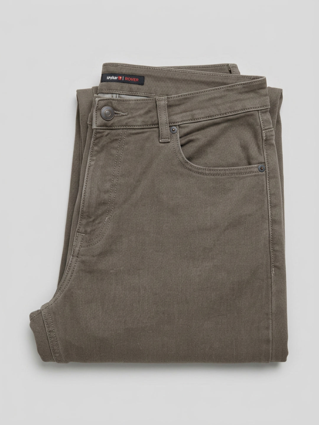 Men Rover Jeans Regular Fit Brown Mid Rise