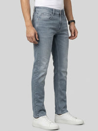 Men Rover Jeans Regular Fit Grey Mid Rise