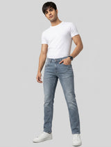 Men Rover Jeans Regular Fit Grey Mid Rise