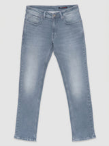 Men Rover Jeans Regular Fit Grey Mid Rise