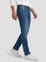 Men Rover Jeans Regular Fit Mid Blue Mid Rise