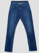 Men Rover Jeans Regular Fit Dark Blue Mid Rise