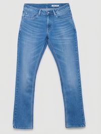 Men Rover Jeans Regular Fit Light Blue Mid Rise