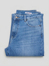 Men Rover Jeans Regular Fit Light Blue Mid Rise