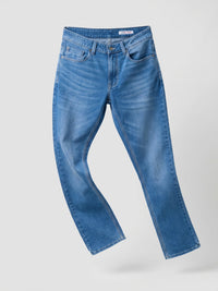 Men Rover Jeans Regular Fit Light Blue Mid Rise