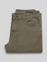Men Rover Jeans Regular Fit Green Mid Rise
