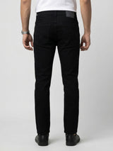 Men Rover Jeans Regular Fit Black Mid Rise