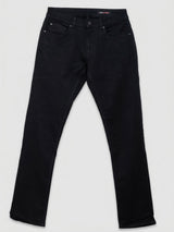 Men Rover Jeans Regular Fit Black Mid Rise
