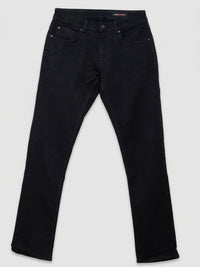 Men Rover Jeans Regular Fit Black Mid Rise