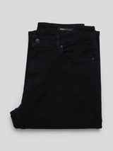 Men Rover Jeans Regular Fit Black Mid Rise