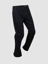 Men Rover Jeans Regular Fit Black Mid Rise