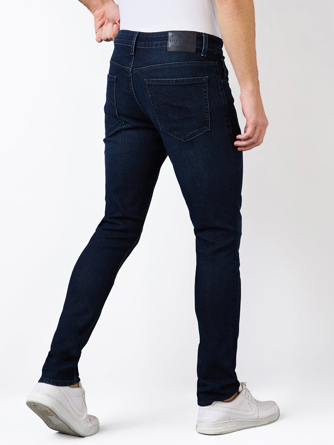 Spykar Slim Fit Low Rise Cotton Jeans For Men