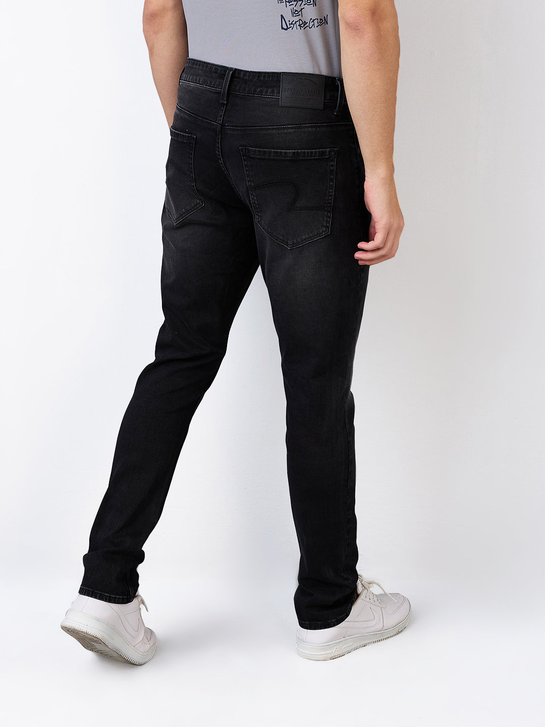 Spykar Slim Fit Low Rise Cotton Jeans For Men