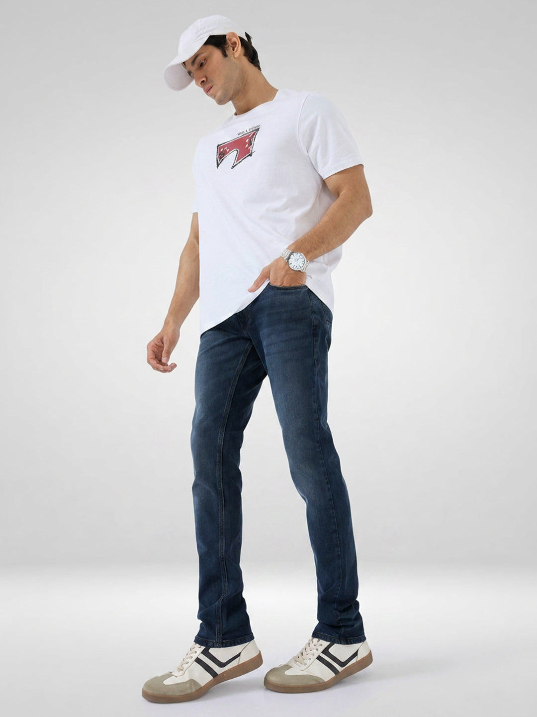 Men Nico Jeans Slim Fit Black Low Rise