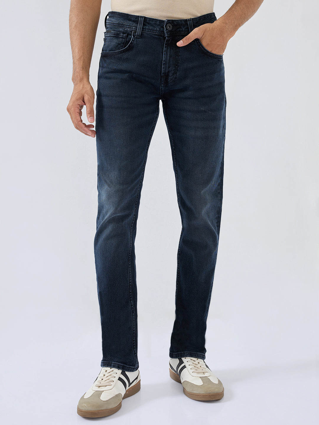 Men Nico Jeans Slim Fit Black Low Rise