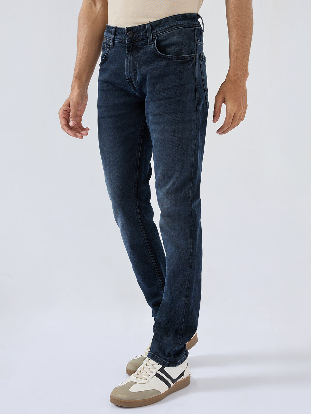 Men Nico Jeans Slim Fit Black Low Rise