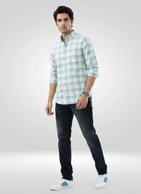 Men Kano Jeans Slim Fit Black Low Rise