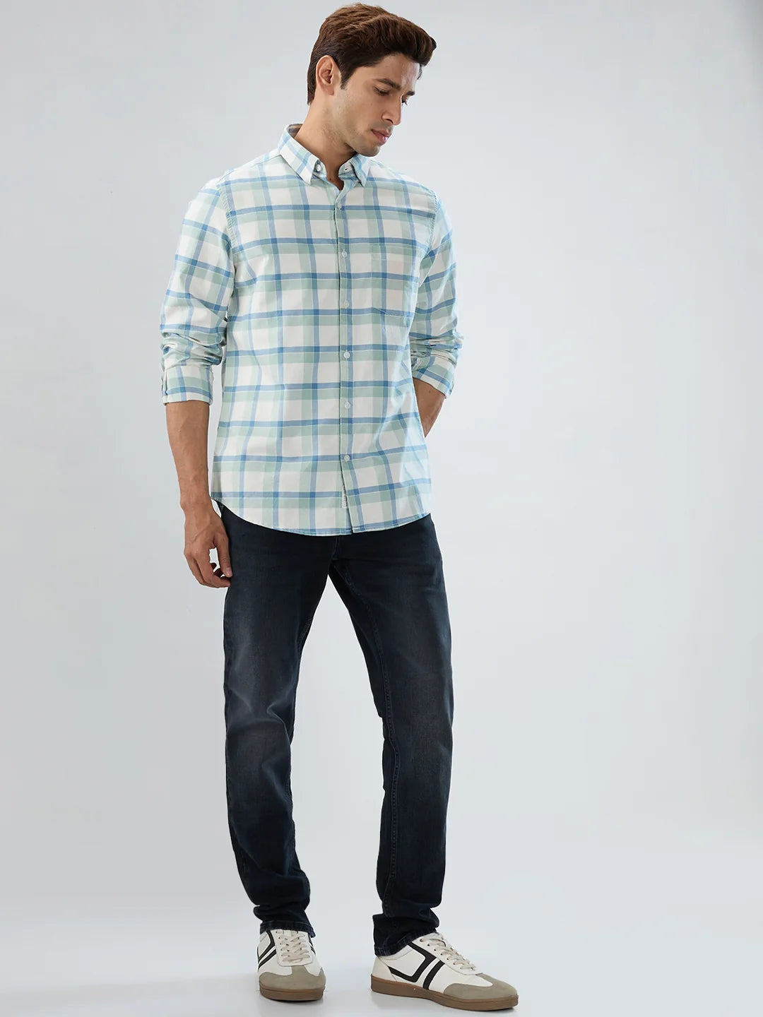 Men Kano Jeans Slim Fit Black Low Rise