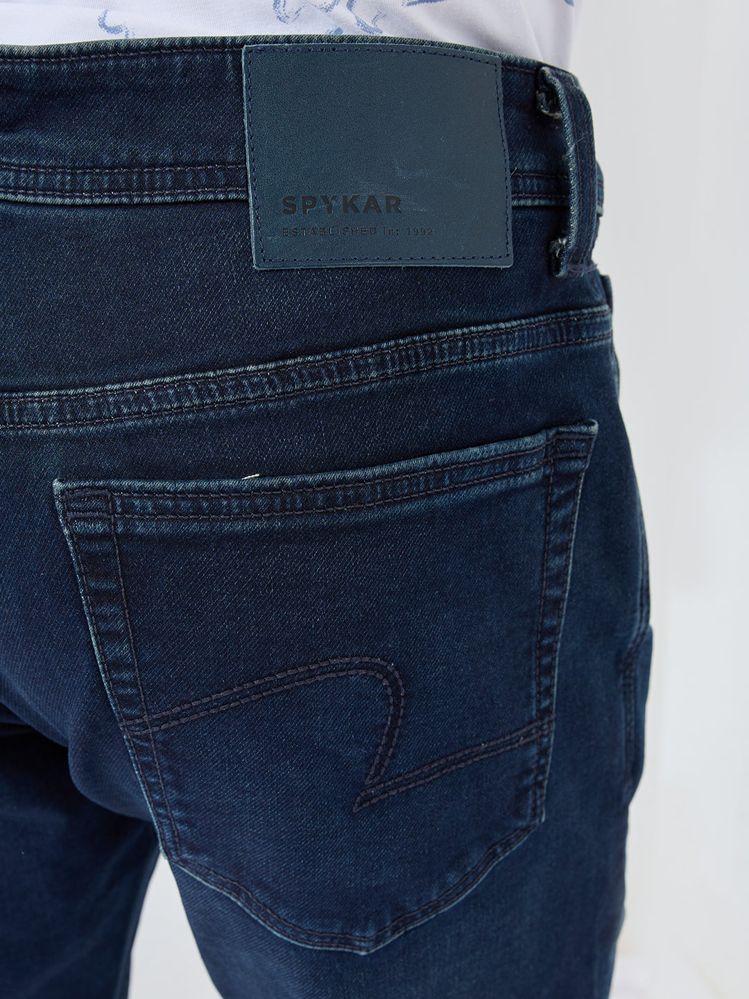 Men Nico Jeans Slim Fit Dark Blue Low Rise
