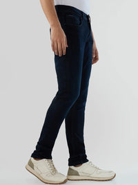 Men Kano Jeans Slim Fit Dark Blue Low Rise
