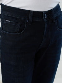 Men Kano Jeans Slim Fit Dark Blue Low Rise