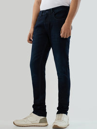 Men Kano Jeans Slim Fit Dark Blue Low Rise