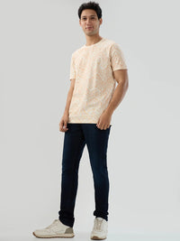 Men Kano Jeans Slim Fit Dark Blue Low Rise