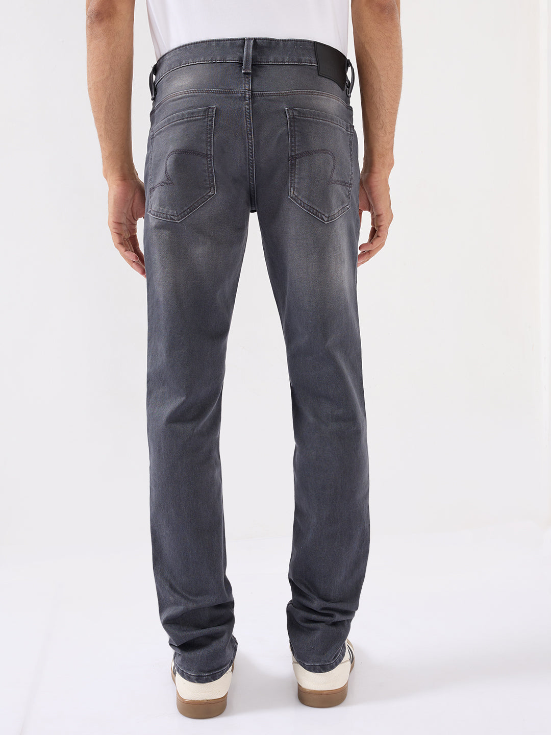 Men Nico Jeans Slim Fit Dark Grey Low Rise