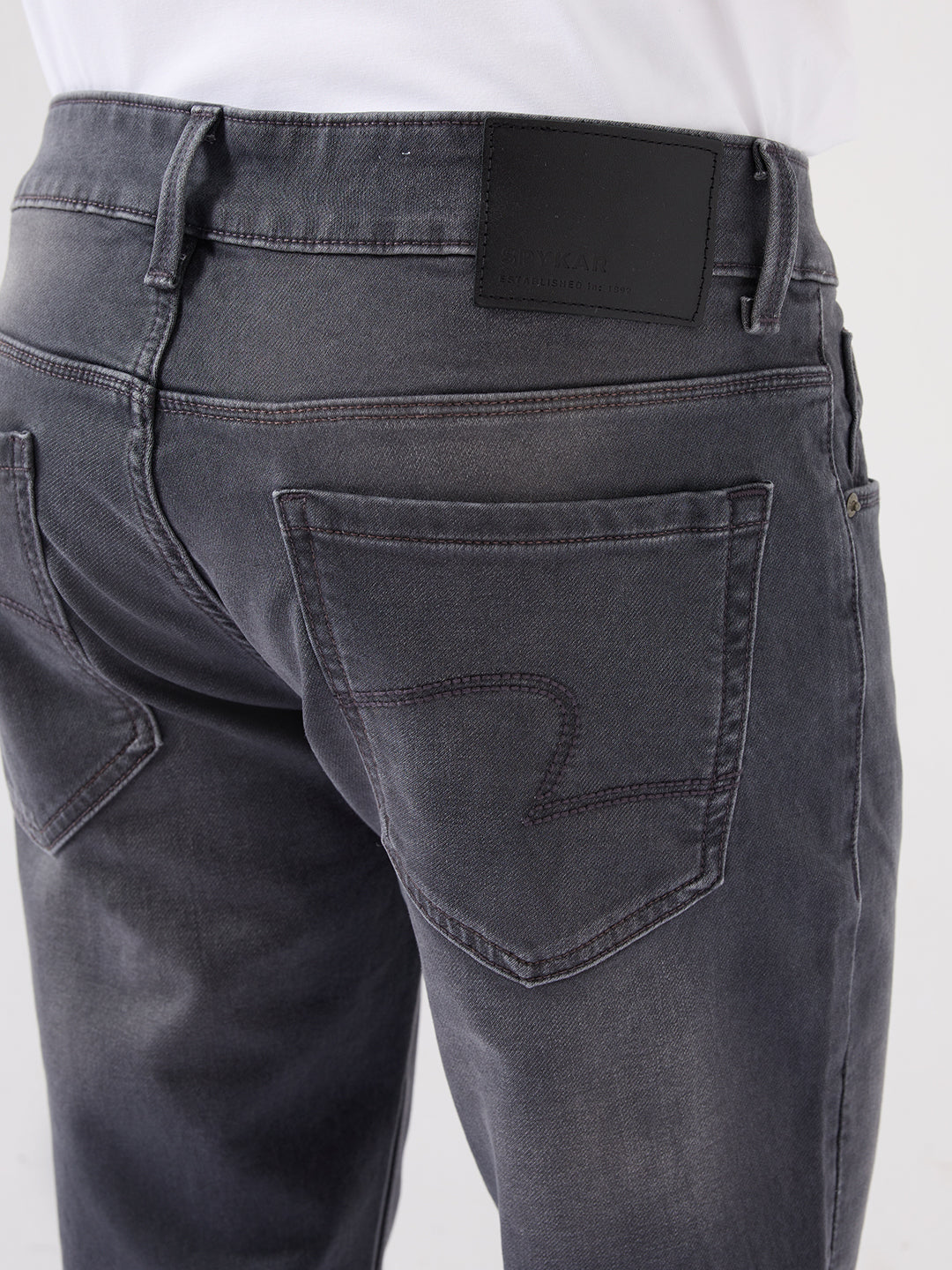 Men Nico Jeans Slim Fit Dark Grey Low Rise