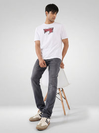 Men Nico Jeans Slim Fit Dark Grey Low Rise