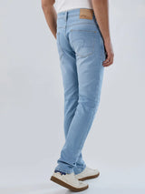 Men Kano Jeans Slim Fit Light Blue Low Rise