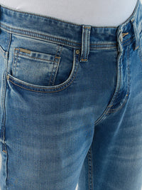 Men Kano Jeans Slim Fit Mid Blue Low Rise