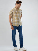 Men Kano Jeans Slim Fit Mid Blue Low Rise