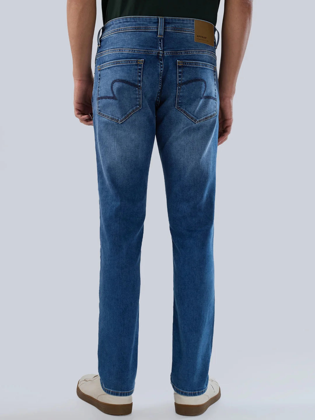 Men Kano Jeans Slim Fit Mid Blue Low Rise