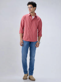 Men Kano Jeans Slim Fit Mid Blue Low Rise