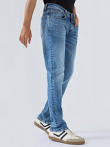 Men Nico Jeans Slim Fit Mid Blue Low Rise