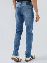 Men Nico Jeans Slim Fit Mid Blue Low Rise