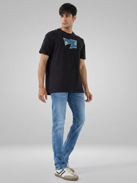 Men Nico Jeans Slim Fit Mid Blue Low Rise