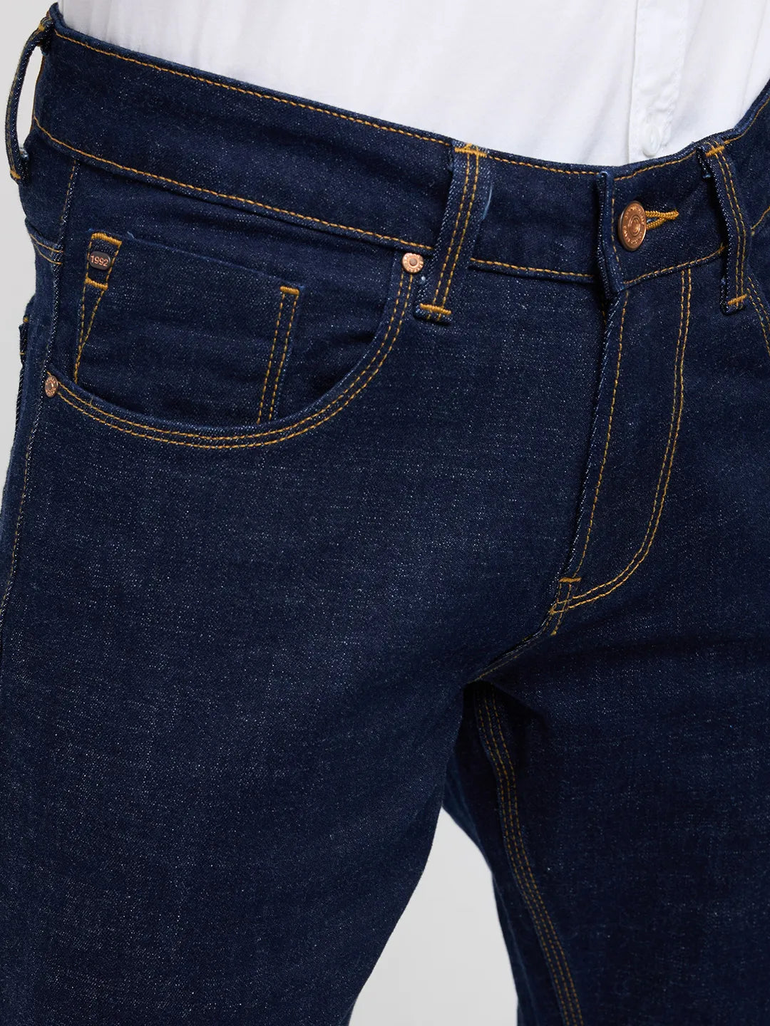 Men Nico Jeans Slim Fit Blue Low Rise