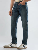 Men Kano Jeans Slim Fit Vintage Brown Low Rise