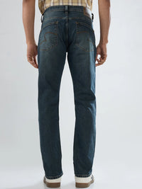 Men Kano Jeans Slim Fit Vintage Brown Low Rise