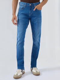 Men Nico Jeans Slim Fit Mid Blue Low Rise