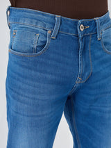 Men Nico Jeans Slim Fit Mid Blue Low Rise