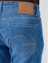 Men Nico Jeans Slim Fit Mid Blue Low Rise