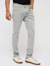 Men Nico Jeans Slim Fit Grey Low Rise