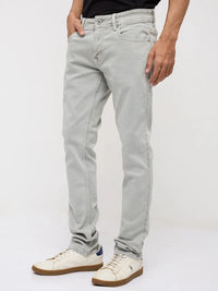 Men Nico Jeans Slim Fit Grey Low Rise