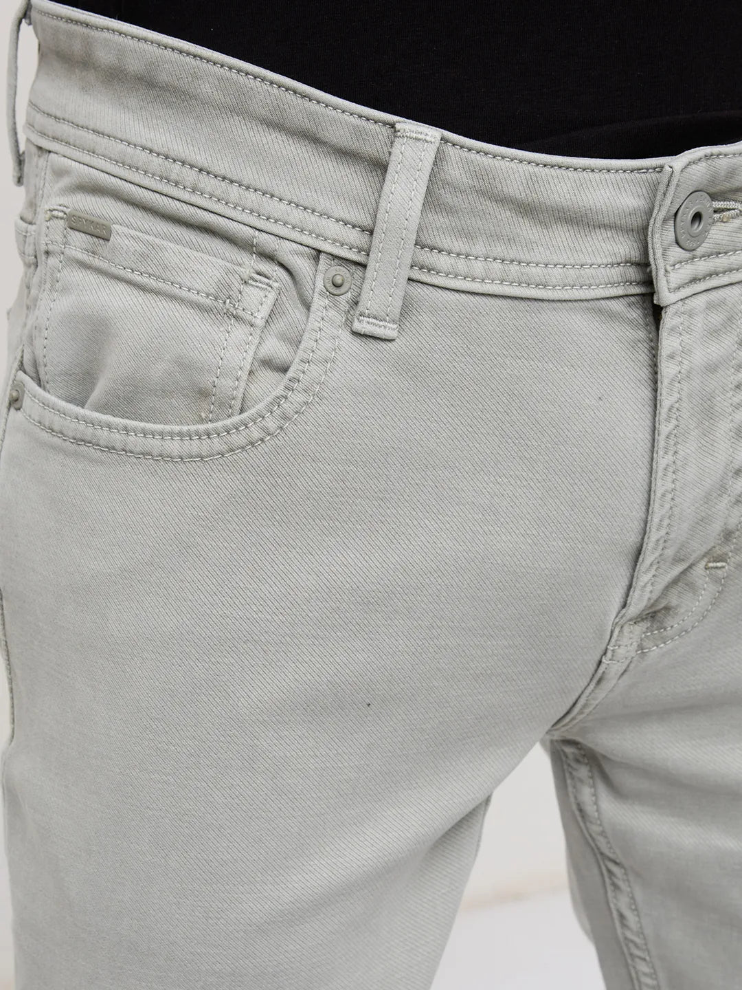 Men Nico Jeans Slim Fit Grey Low Rise